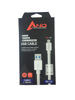 AND MİKRO USB CABLE AND-210